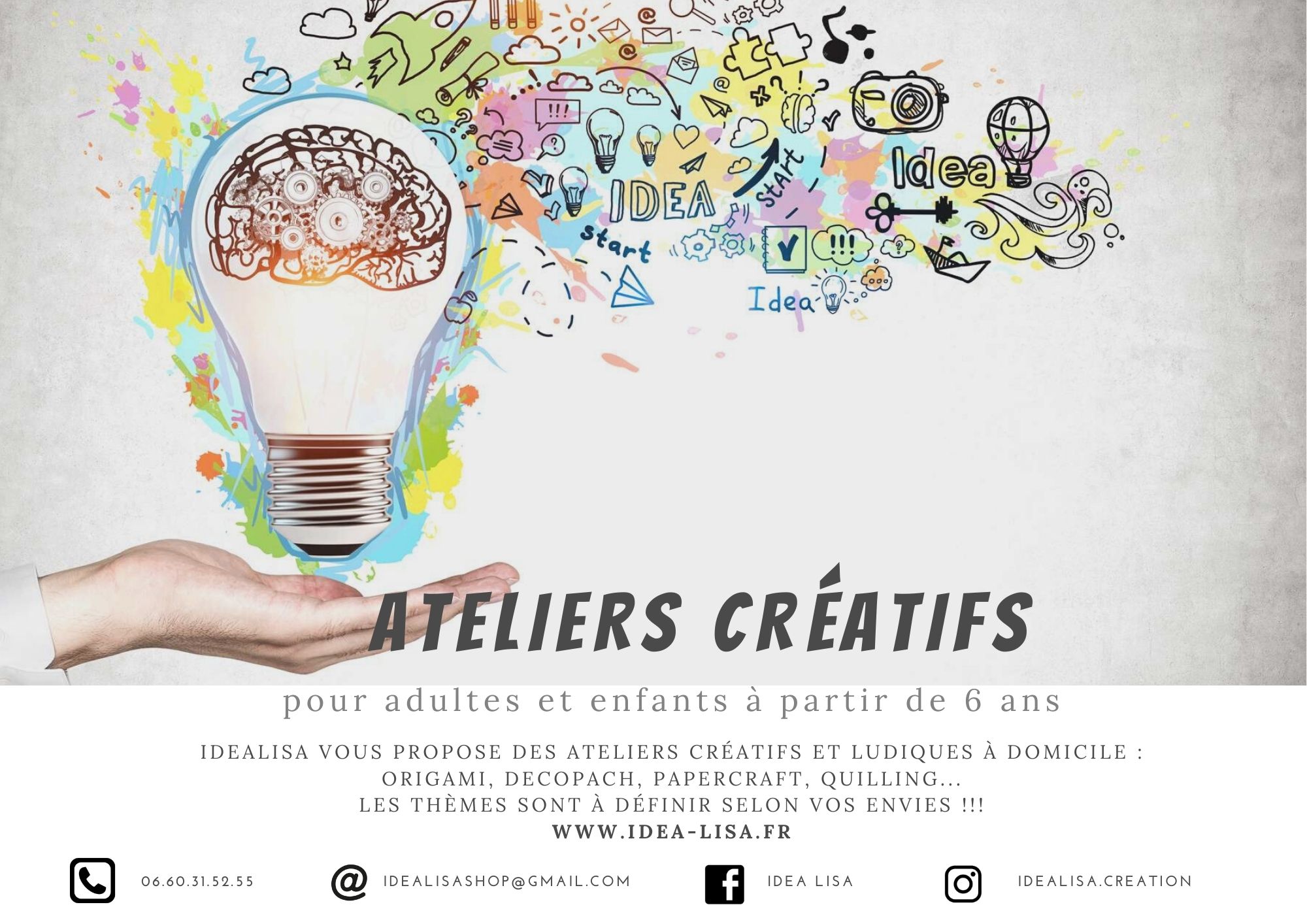 ateliers créatifs pour adultes