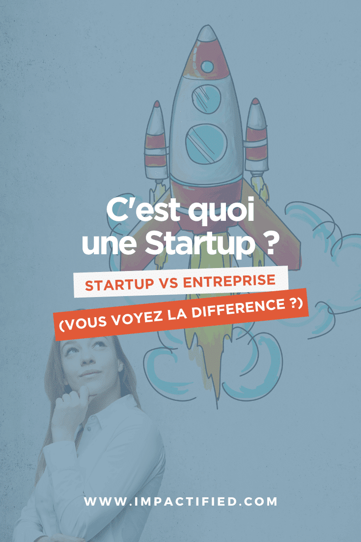 start up et entreprise