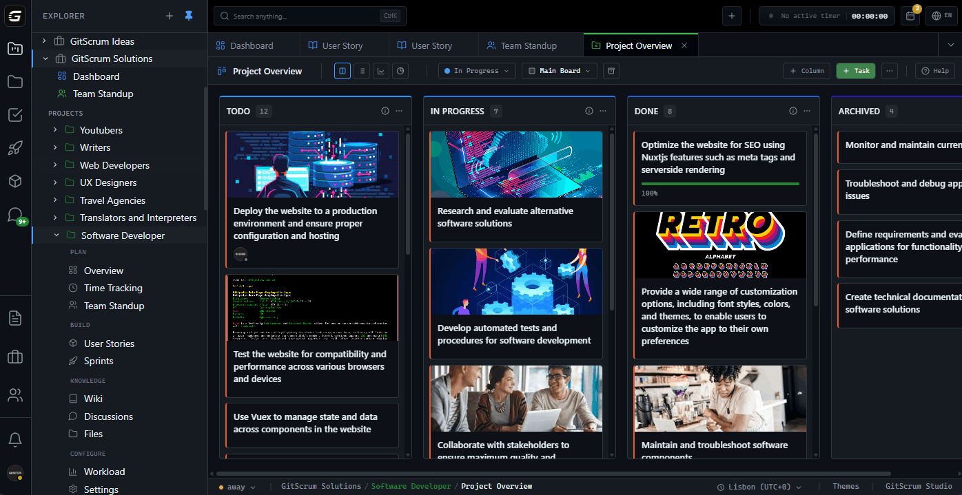 startup web